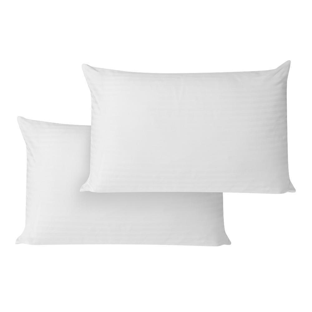 Set 2 Almohadas Tipo Hotelera Funda Blanca 70x50 Tuacol - VIRTUAL MUEBLES