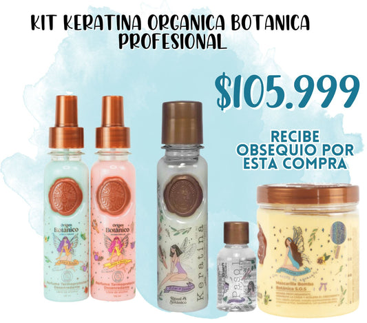 KIT KERATINA ORGANICA BOTANICA  PROFESIONAL