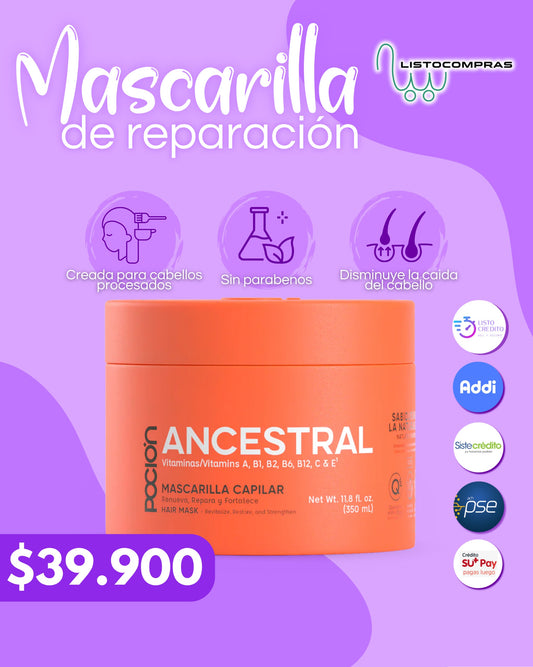 ANCESTRAL MASCARILLA PARA EL CABELLO