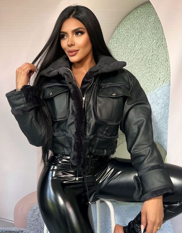 CAZADORA Negro/Negro
