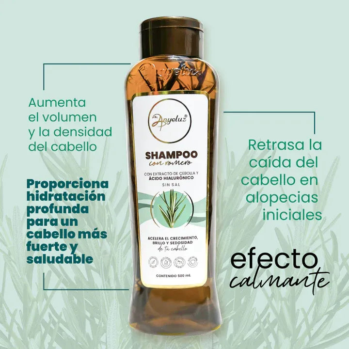 SHAMPOO CON ROMERO ANYELUZ X 500 ML