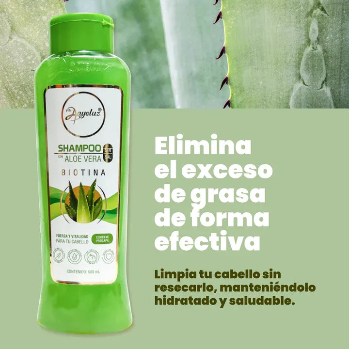 SHAMPOO CON ALOE VERA ANYELUZ X 500 ML