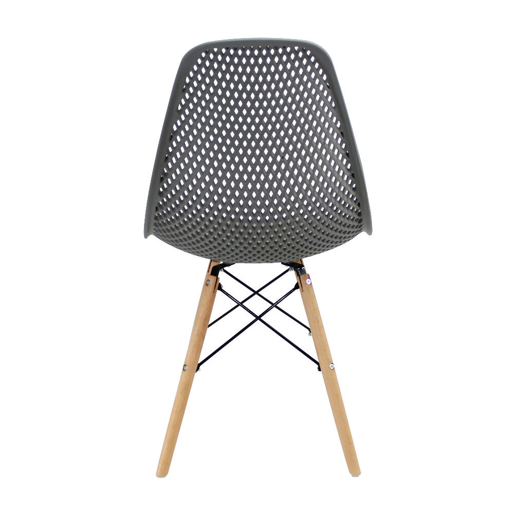 Kit por 4 Silla Air Eames Para Sala Comedor Restaurante - Gris