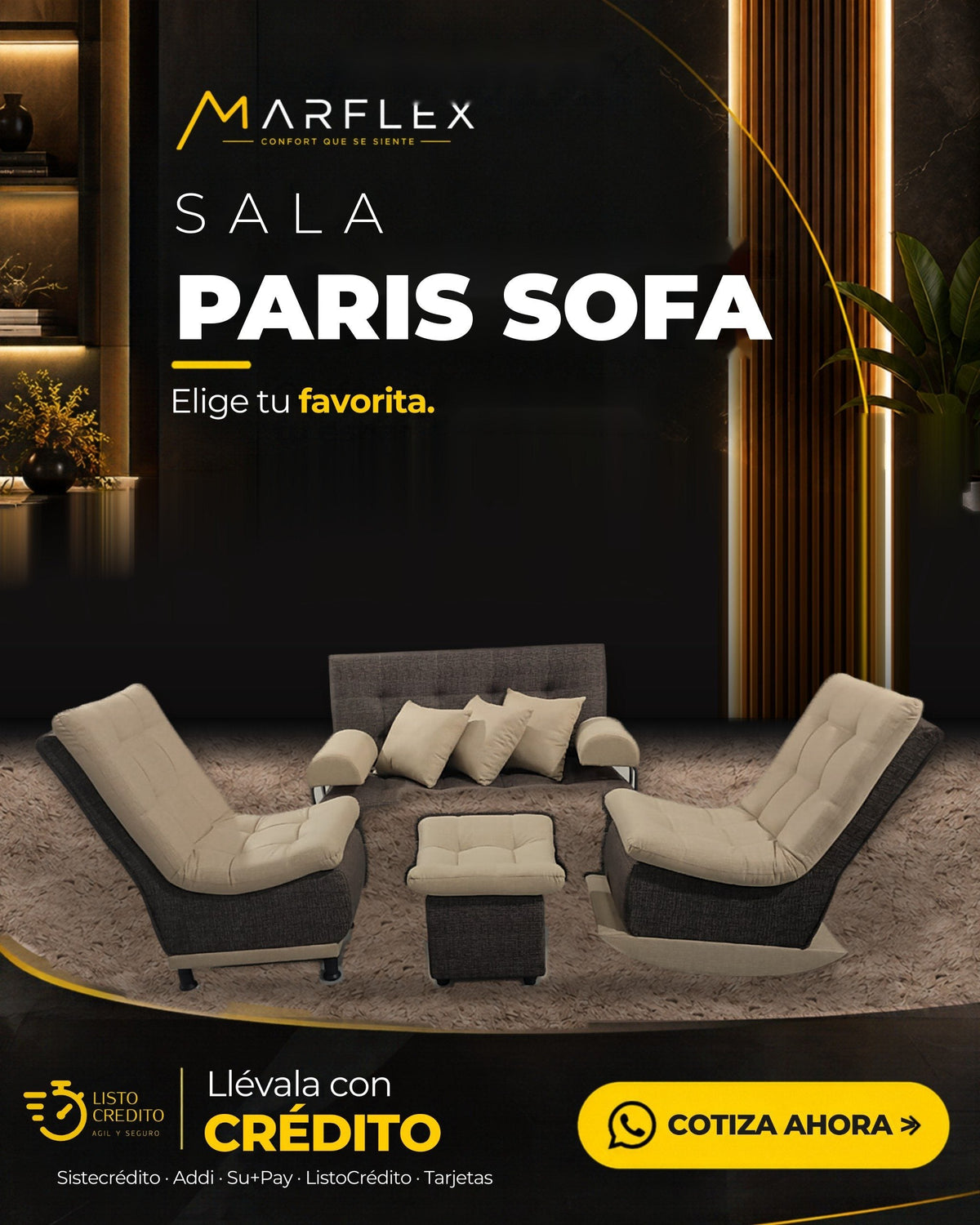 Sala Paris Sofá · MARFLEX